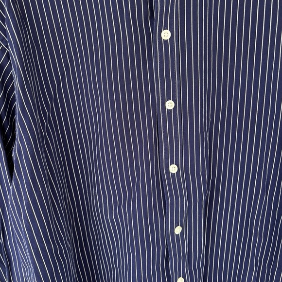 Michael Kors Blue and White Casual‎ Button Down Shirt - Picture 3 of 4